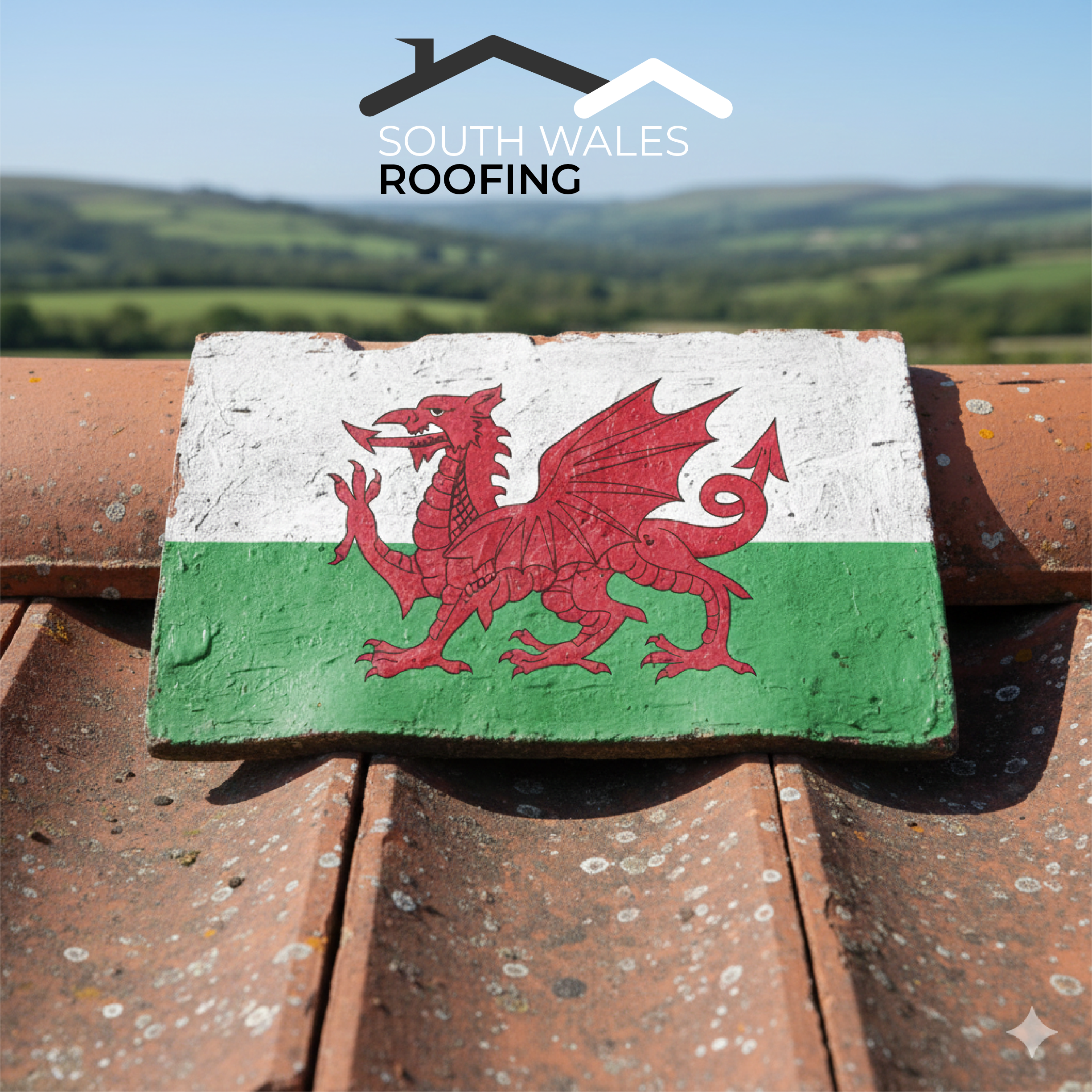 South Wales Roofing & Carpentry Welsh flag tile